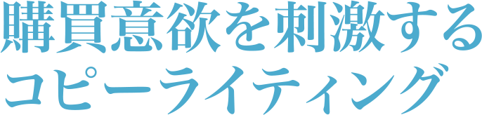 購買意欲を刺激するコピーライティング