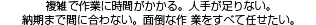 納期まで間に合わない！人手が足りない！外注先にも断られた！そんな時もお任せ下さい。